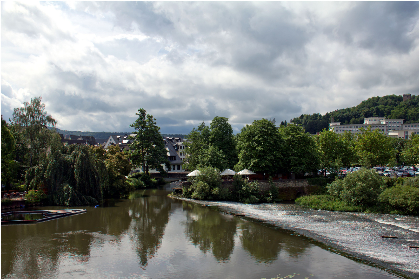 spiegelung an der lahn ...