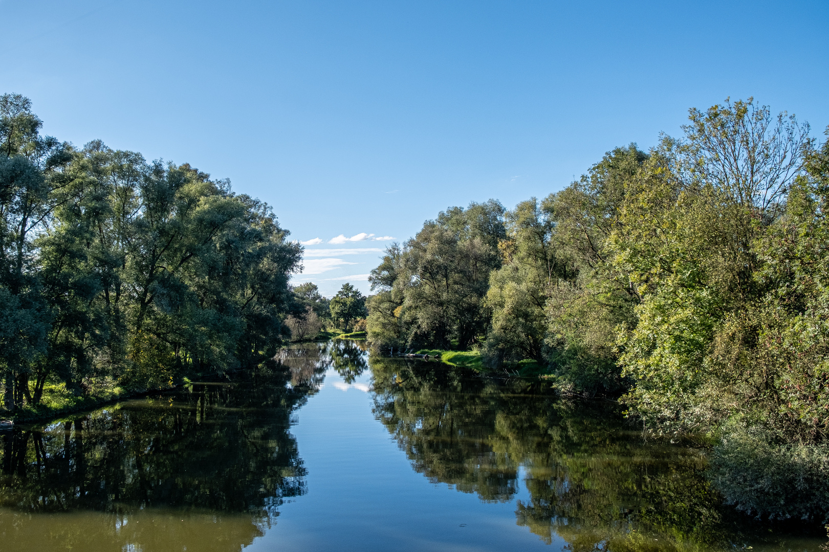 Spiegelung an der Rott