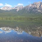 Spiegelung auf dem Pyramid Lake