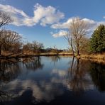 Spiegelung auf dem Teich