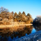 Spiegelung auf der Lohne