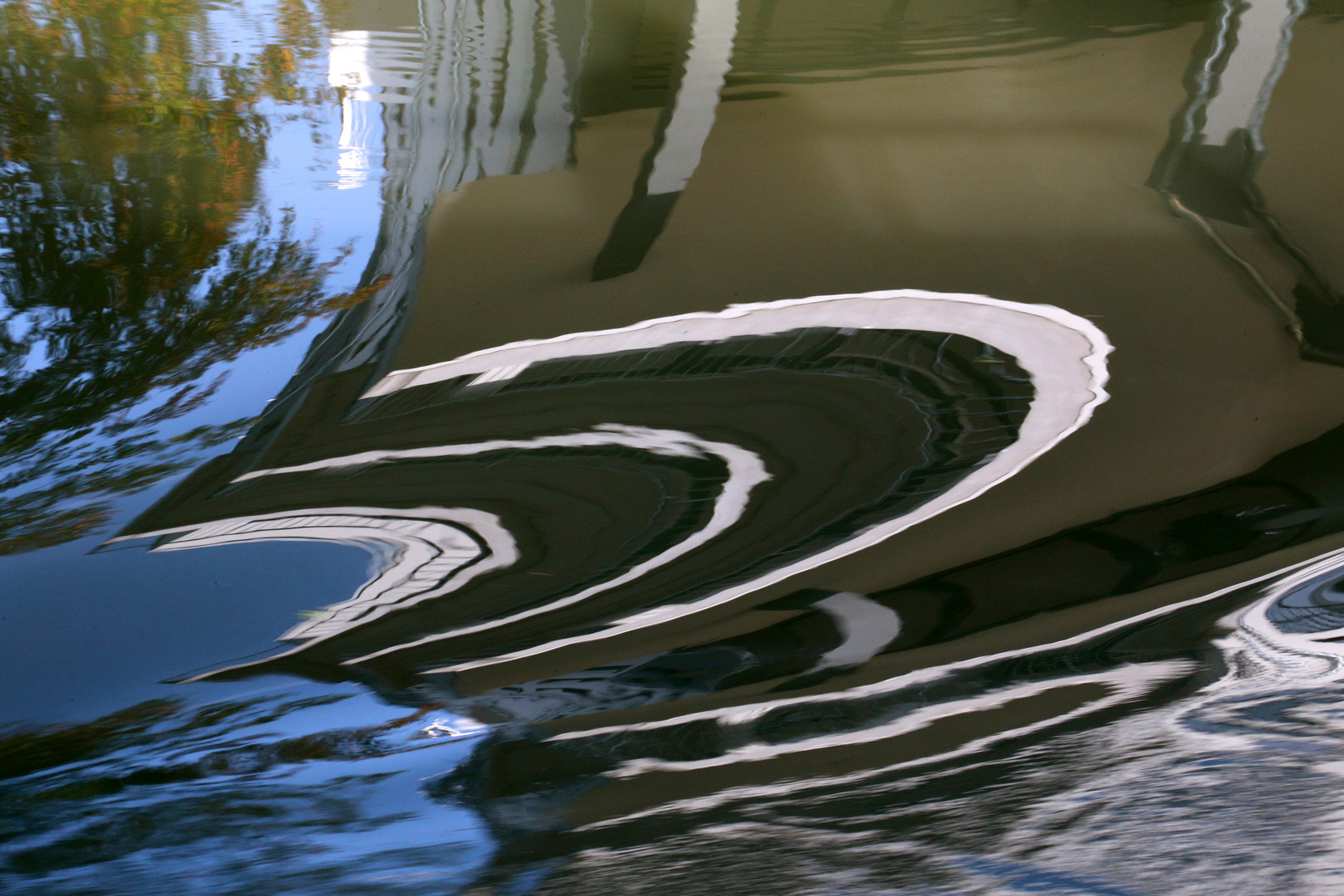 Spiegelung auf der Regnitz