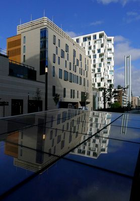 Spiegelung außerhalb des Westfield-Centers