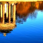 Spiegelung - Badenburger See mit Apollotempel