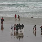 Spiegelung bei der Plage de la Baie des Trépassés