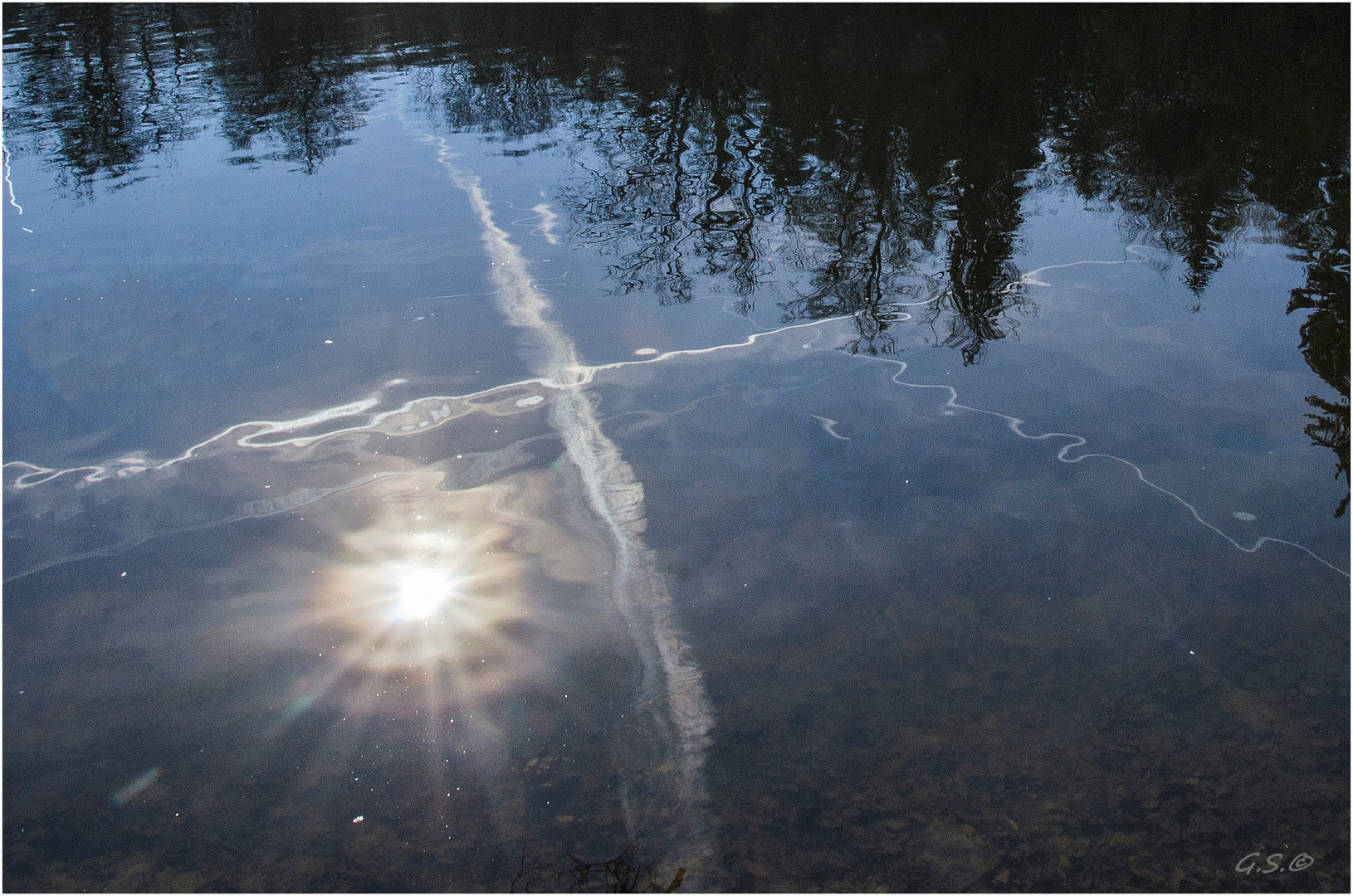 Spiegelung bei Gegenlicht