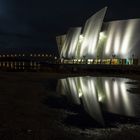 Spiegelung bei Vollmond in Rørvik