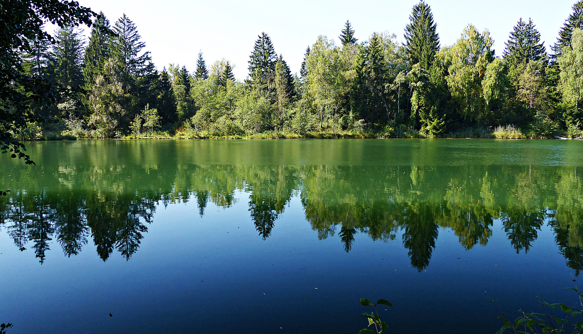 Spiegelung beim Lech