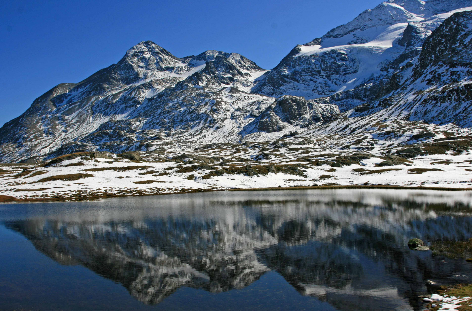 Spiegelung Berninapass