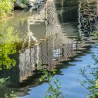 Spiegelung der alten Wassermühle