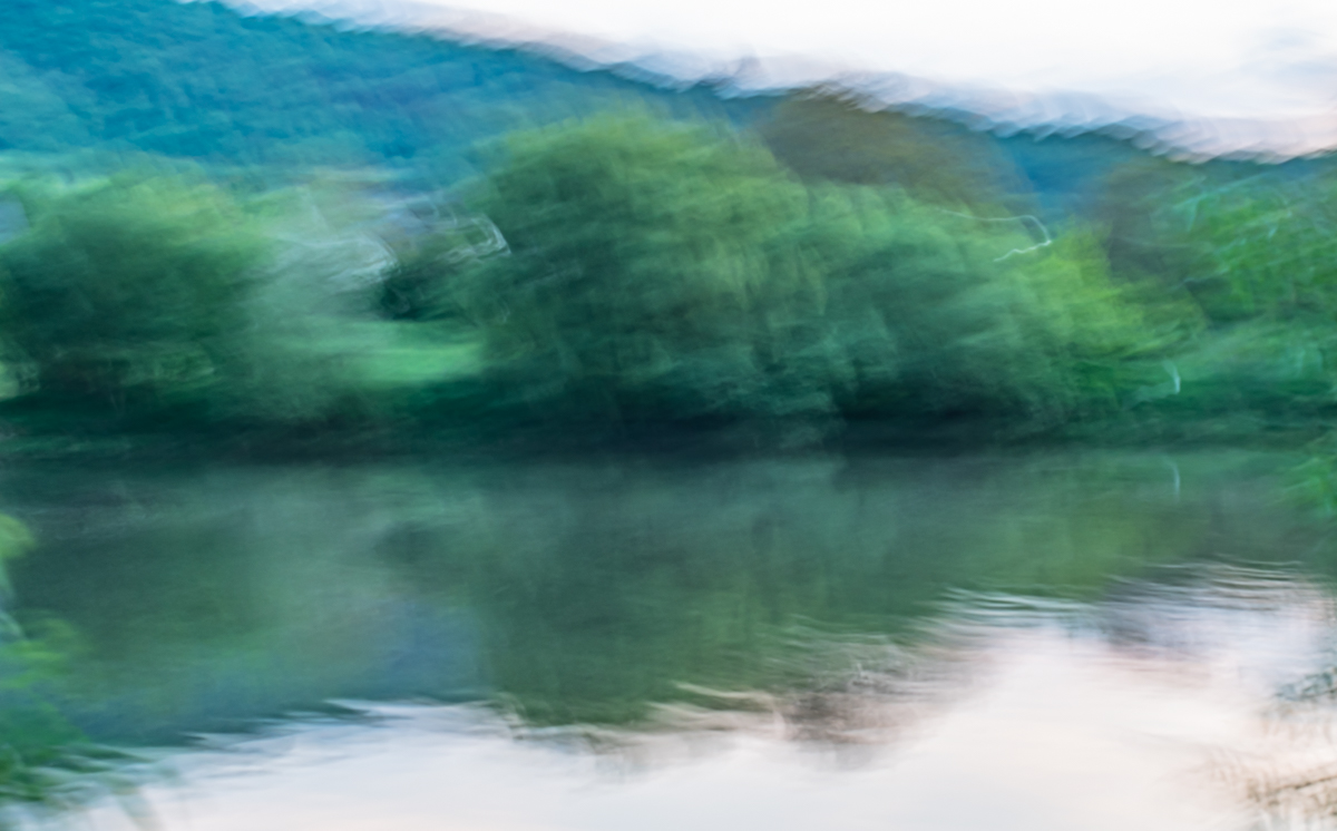 Spiegelung der Bäume im Fluss 0430-3