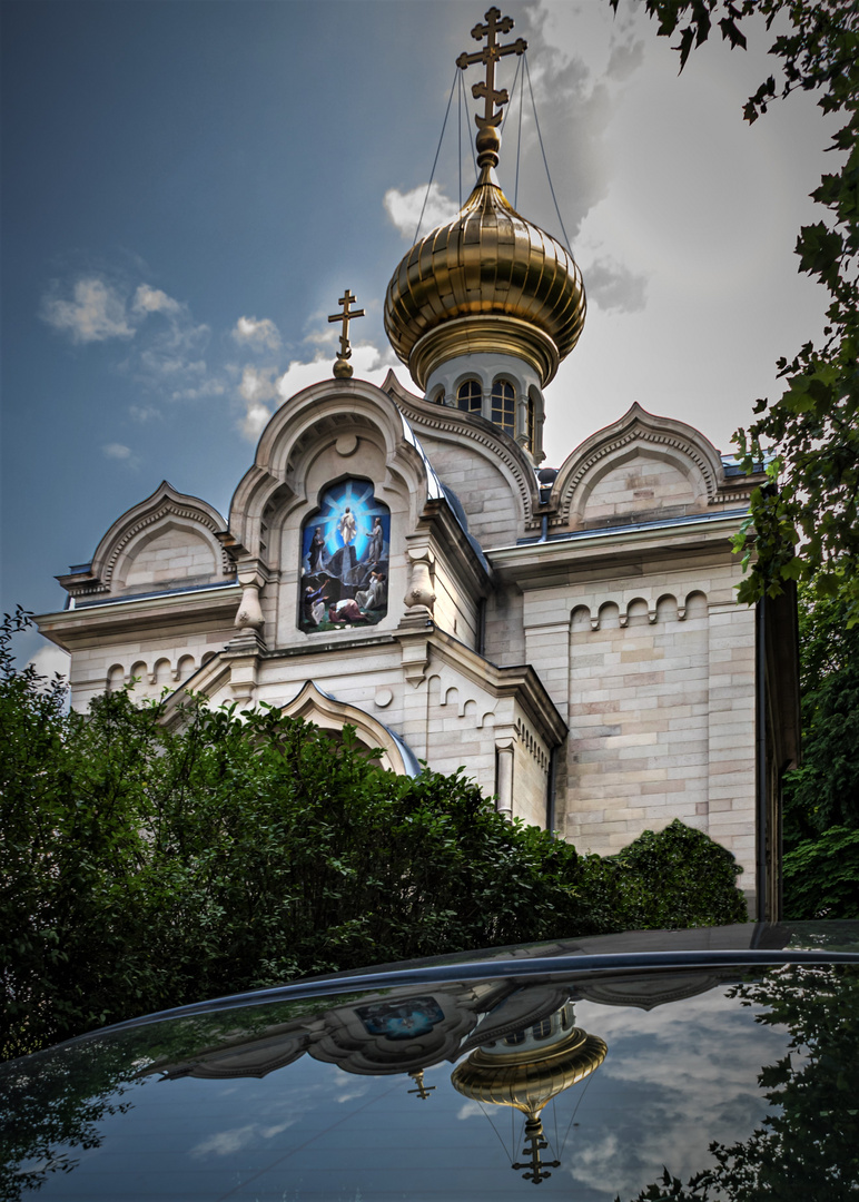 Spiegelung der Russisch-Orthodoxen Kirche