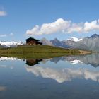 Spiegelung der vergletscherten Hohen Tauern im Zupalsee