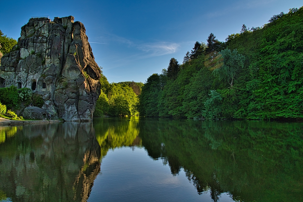 Spiegelung Externsteine