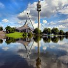 Spiegelung Fernsehturm München