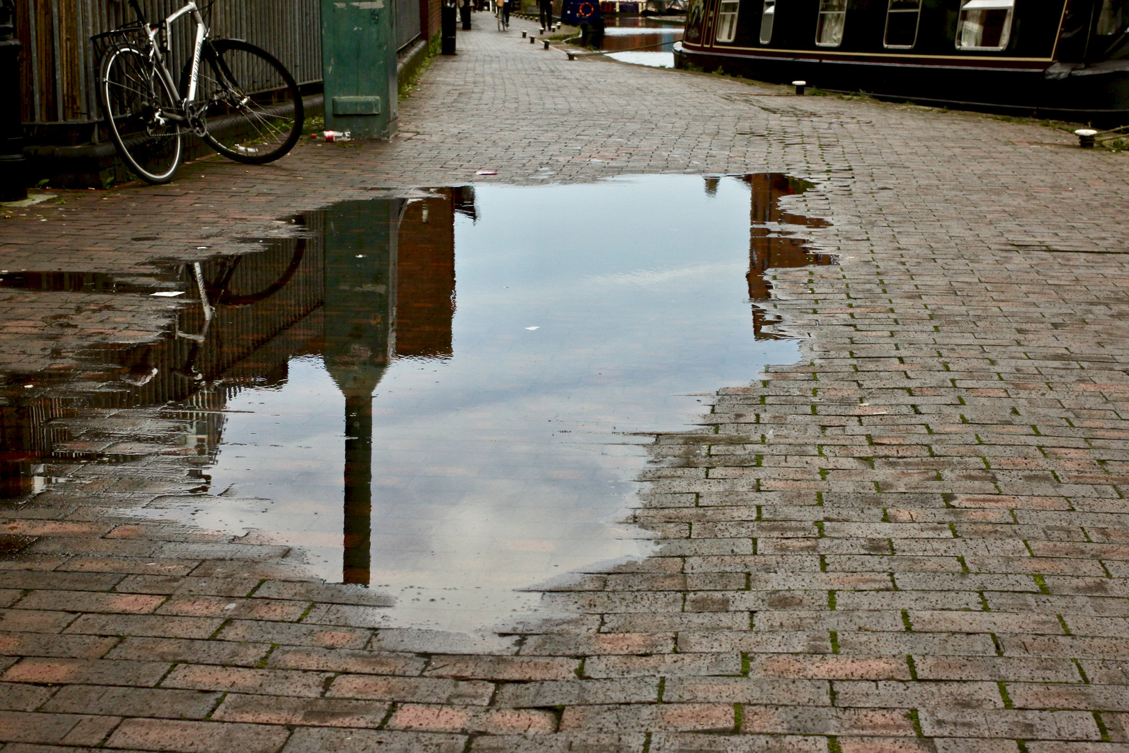 Spiegelung, Gas Street Basin, Birmingham, UK