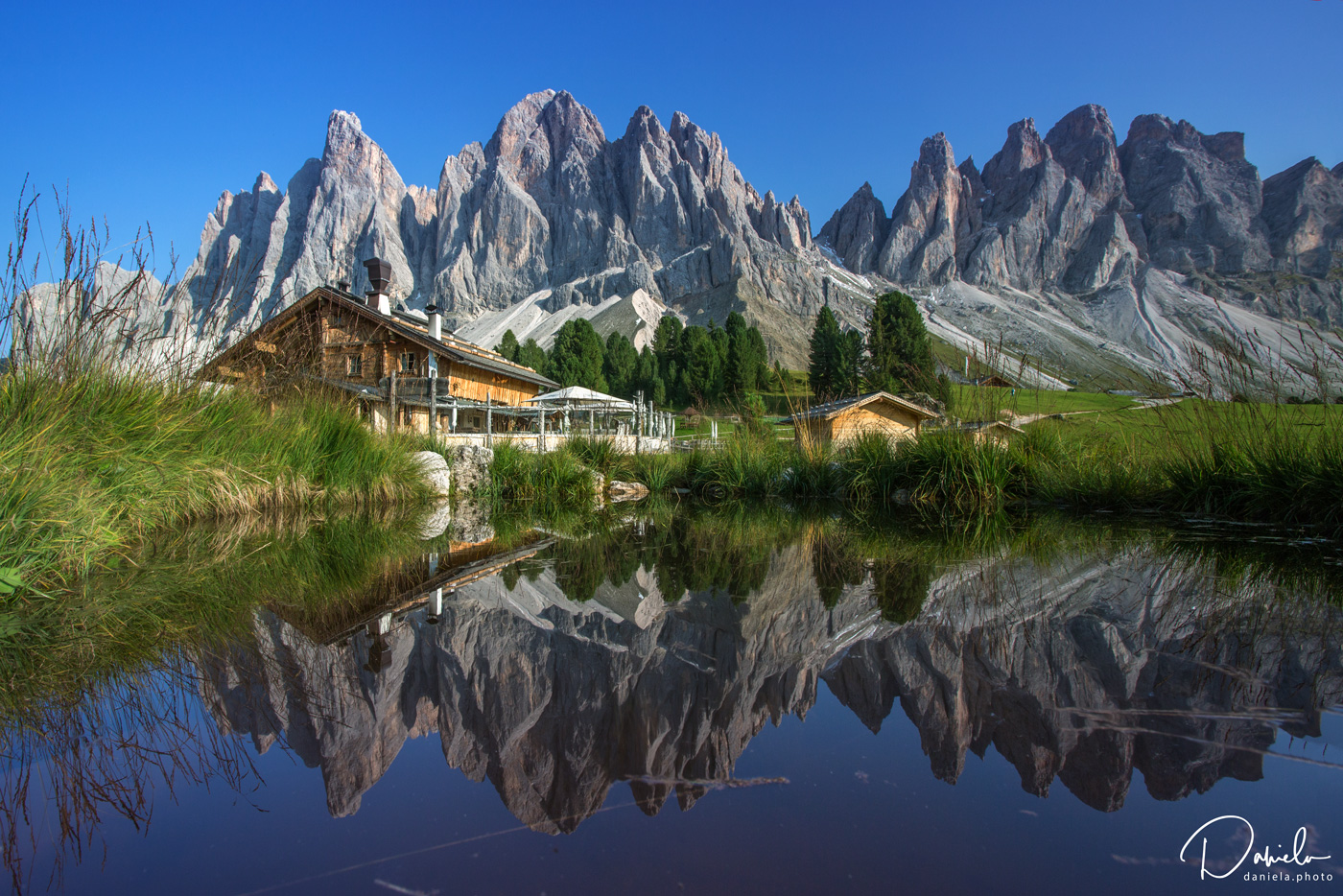 Spiegelung - Geisler Alm