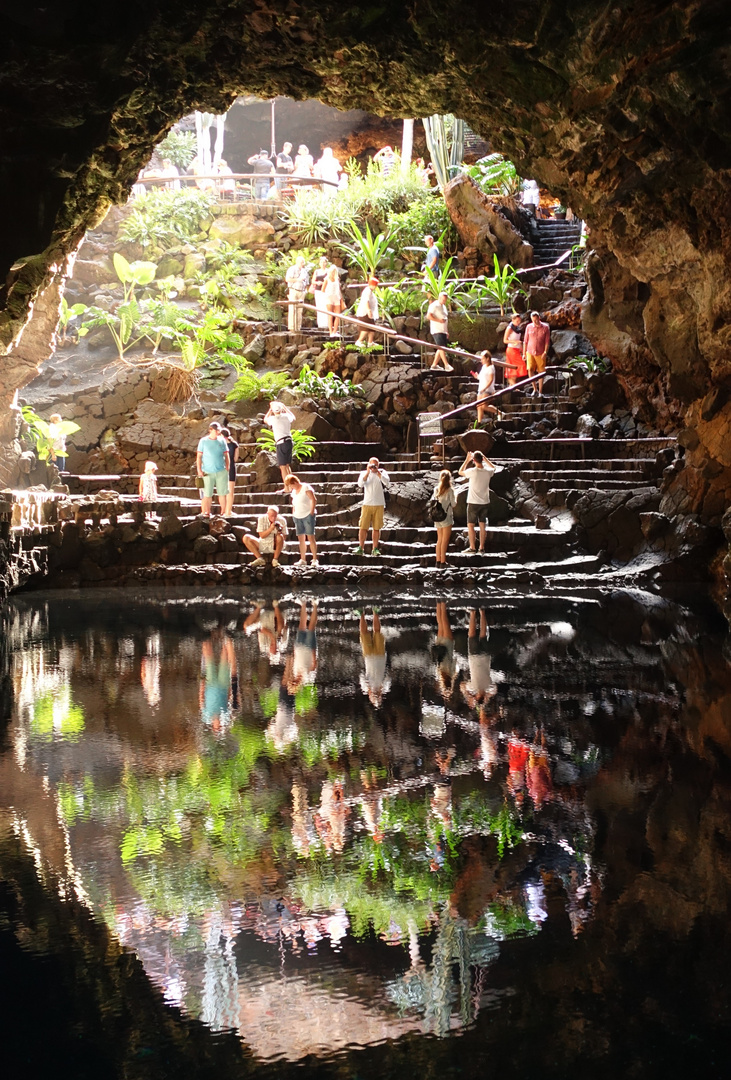 Spiegelung Grotte