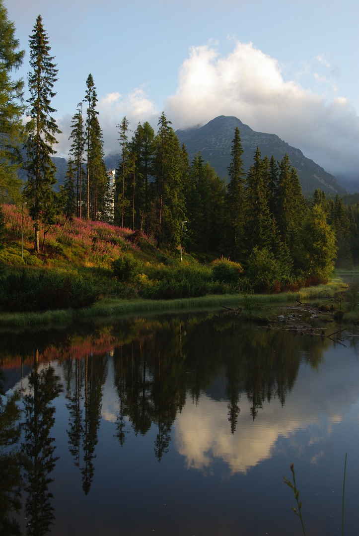 Spiegelung I / Sonnenaufgang in der Hohen Tatra