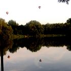 Spiegelung im Abendlicht