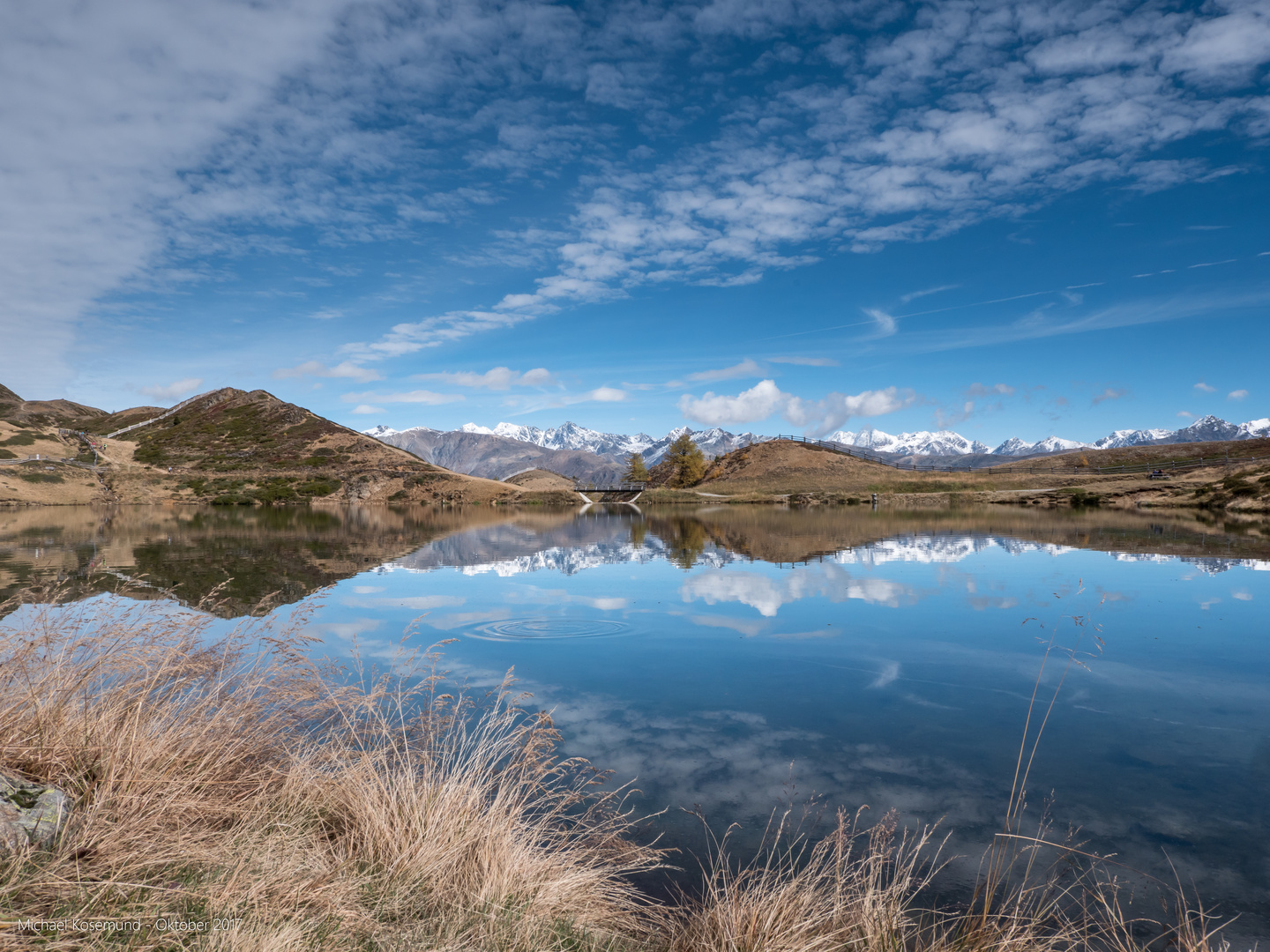 Spiegelung im Bergsee