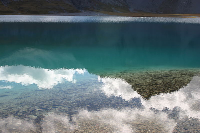 Spiegelung im Bergsee