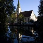 Spiegelung im Blautopf