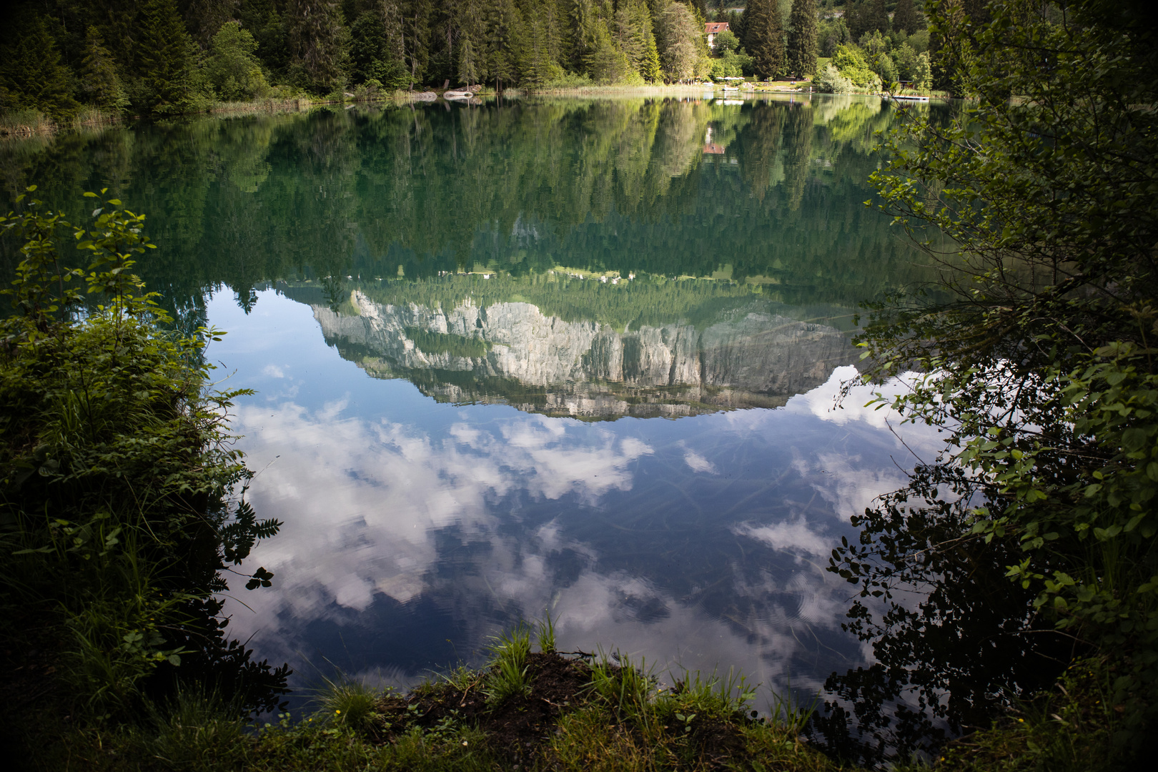 Spiegelung im Cestasee