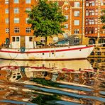 Spiegelung im Christianshavns Kanal