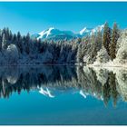 Spiegelung im Crestasee