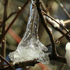 Spiegelung im Eiszapfen