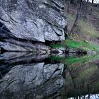 Spiegelung im Fluß 