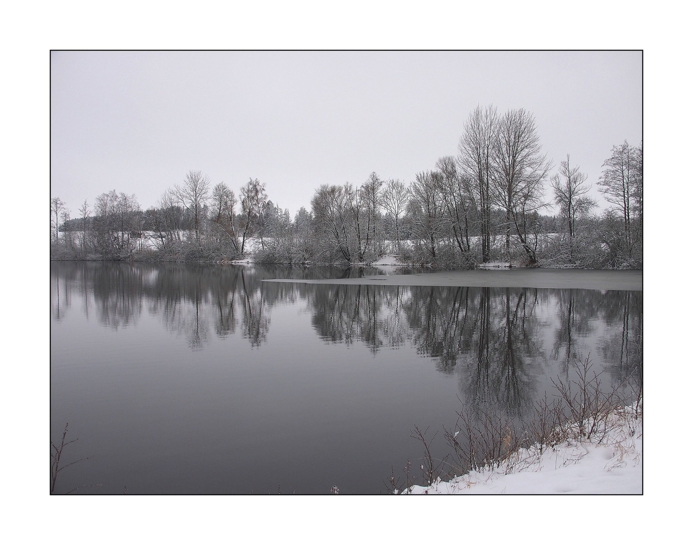 Spiegelung im Förmitzsee