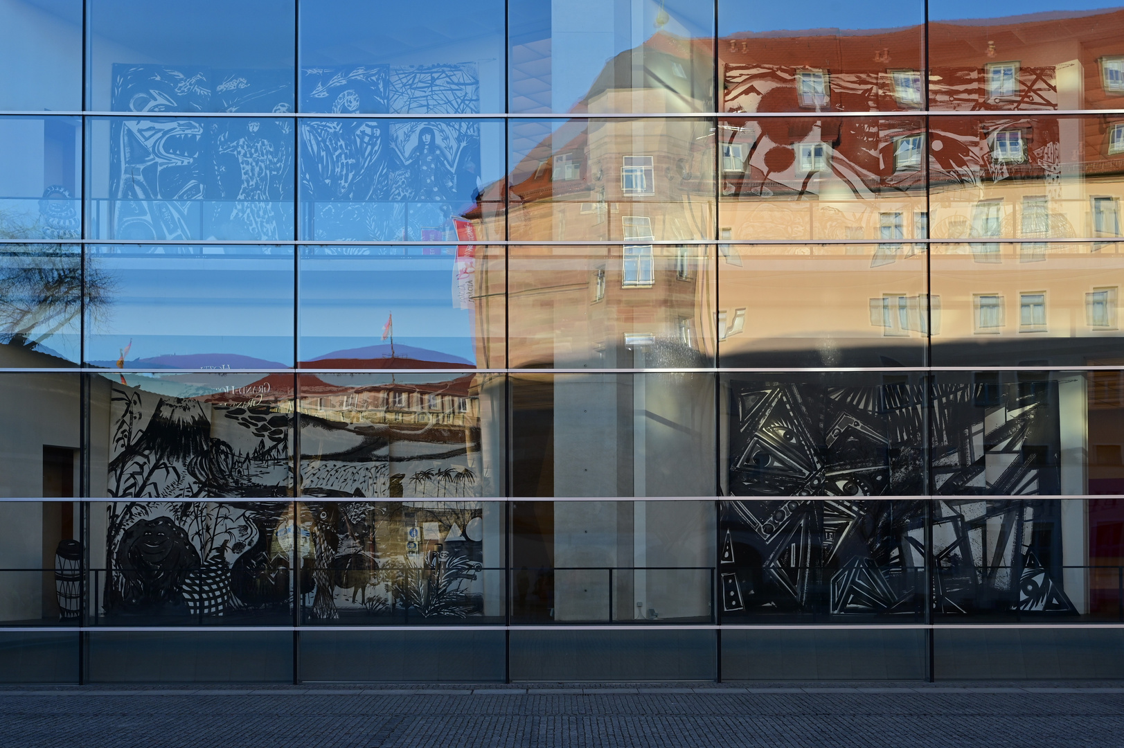 Spiegelung im Germanischen Nationalmuseum