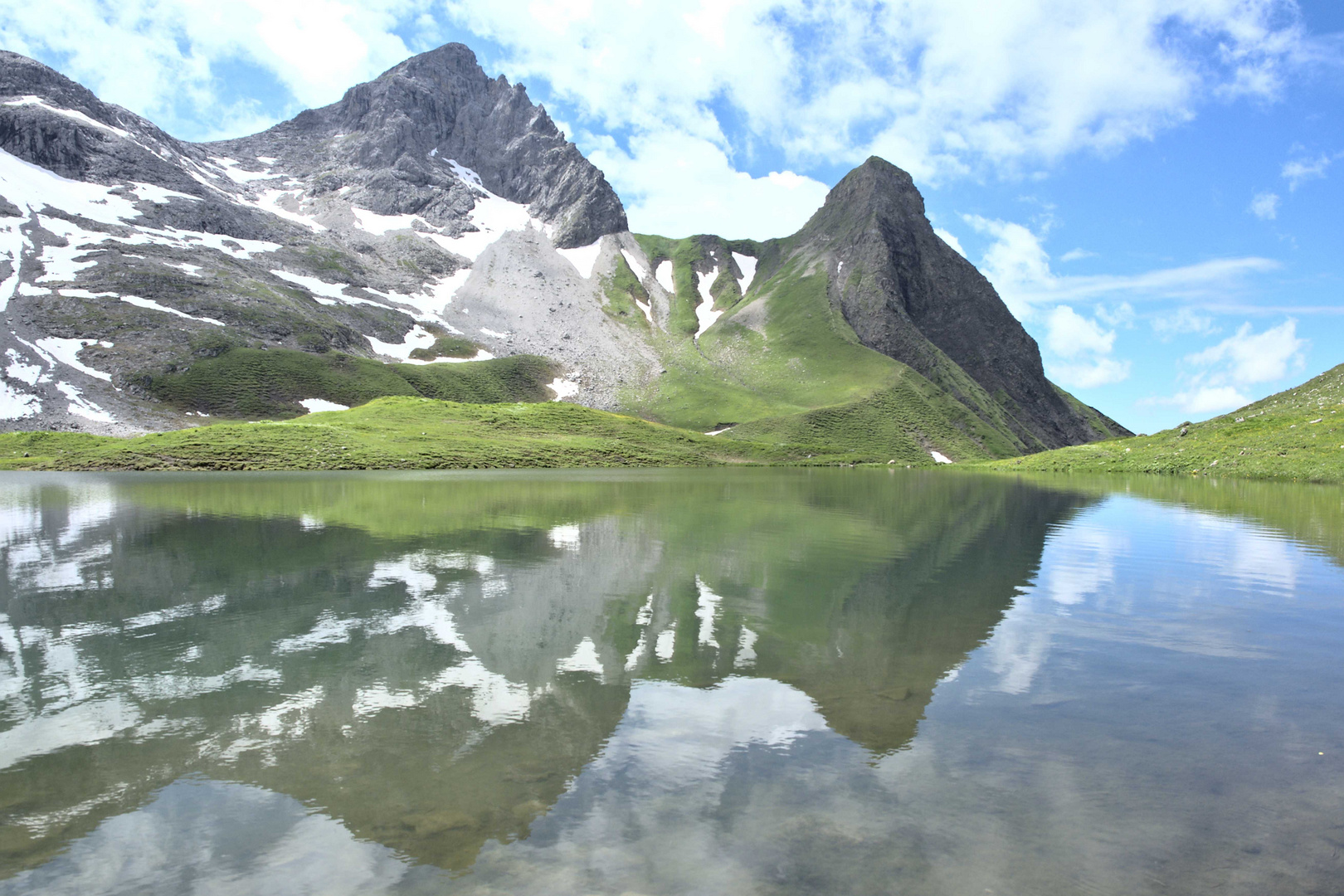 Spiegelung im Großen Rappensee