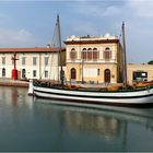 spiegelung im hafen von cesenatico