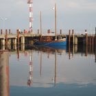 Spiegelung im Hafen von List