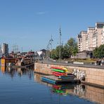 SPIEGELUNG IM HAFEN VON OSLO