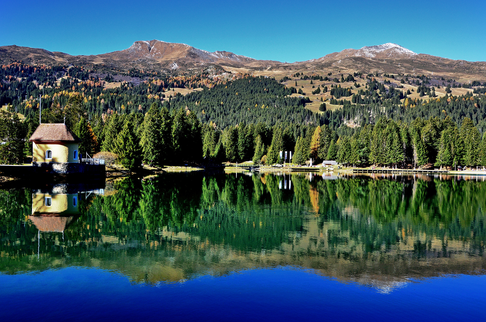 Spiegelung im Heidsee