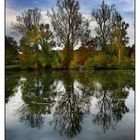 Spiegelung im Herbst