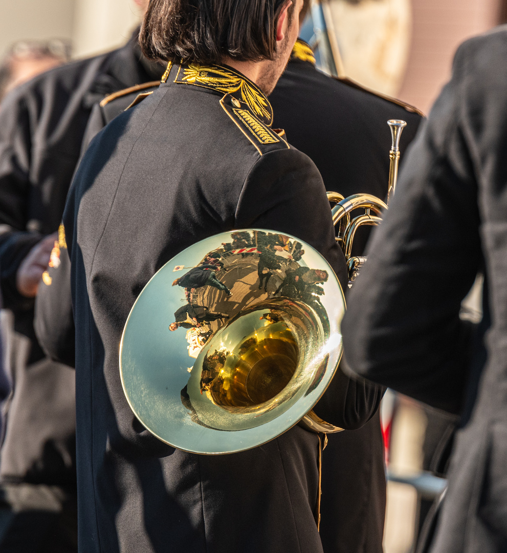 Spiegelung im Instrument