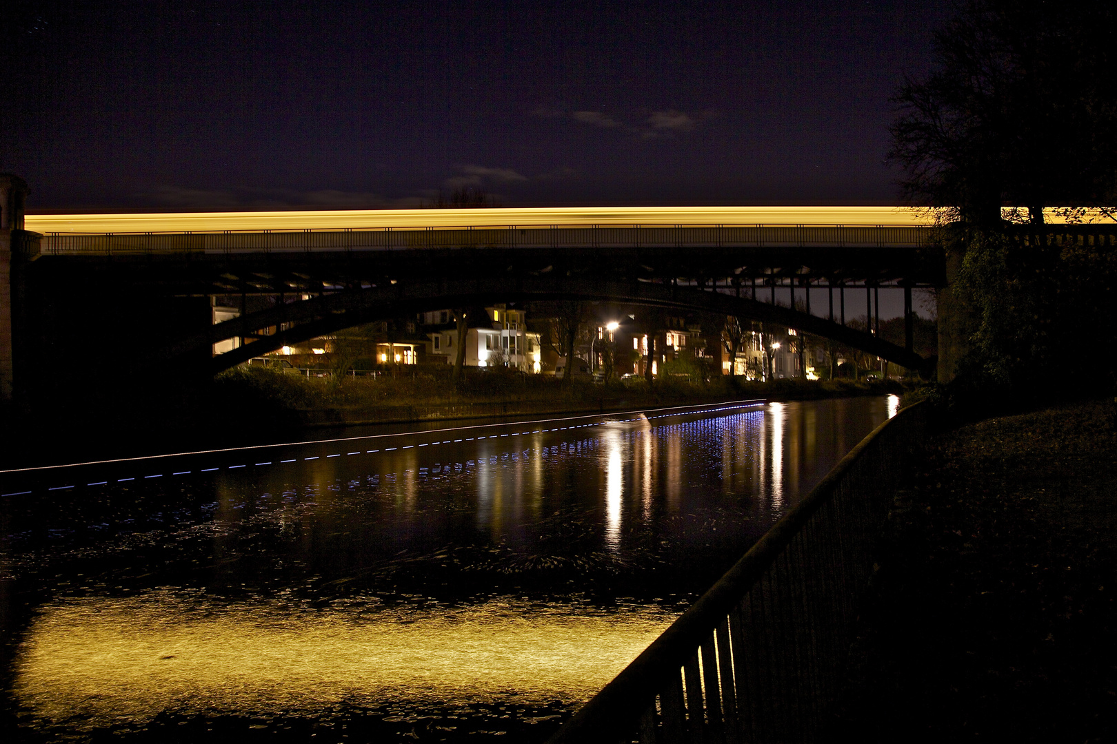 Spiegelung im Kanal