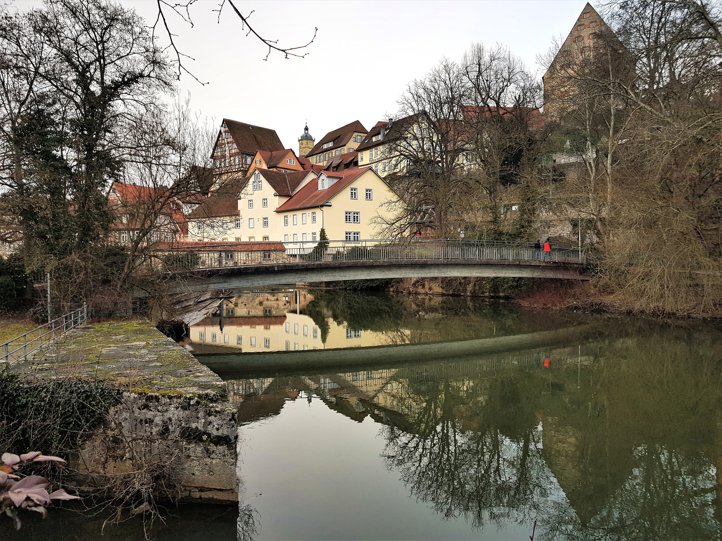 Spiegelung im Kocher in SHA