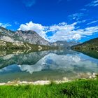 Spiegelung im Lago di Cavedine, Trentino