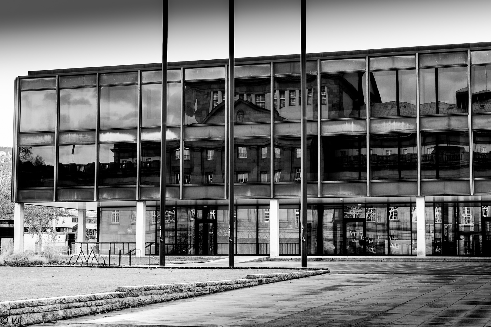 Spiegelung im Landtag 