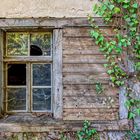 Spiegelung im lost  place Fenster