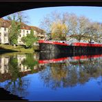 Spiegelung im Neckar