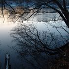 Spiegelung im noch freien Wasser