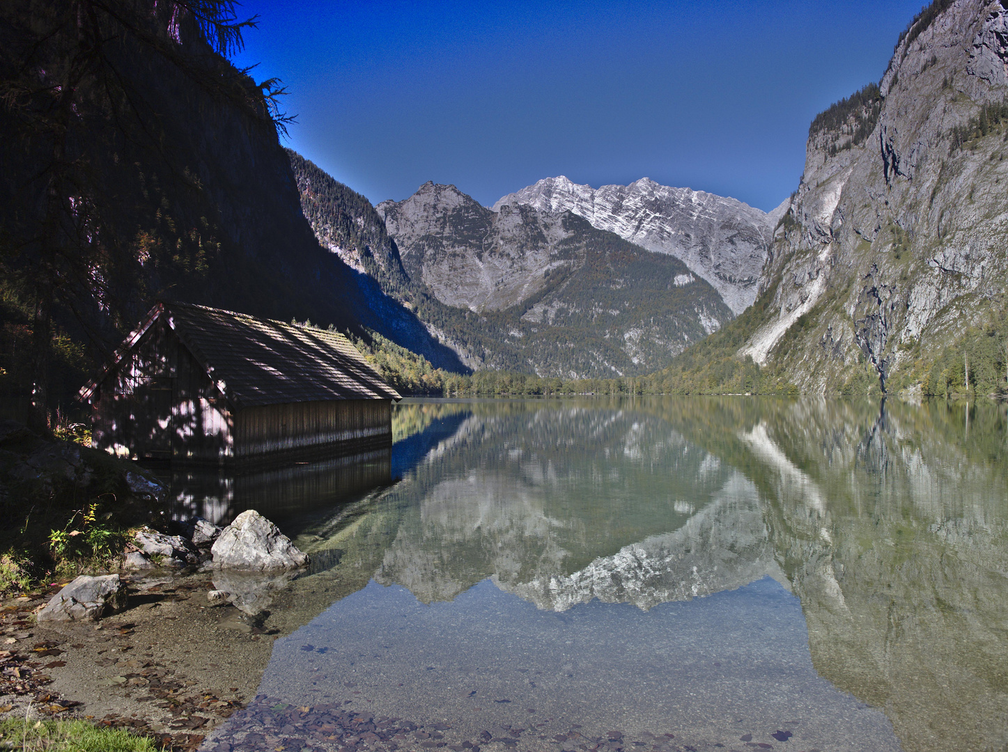 Spiegelung im Obersee