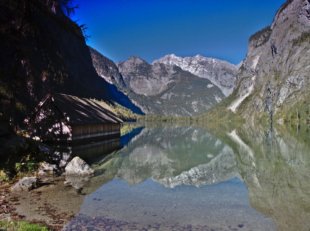 Spiegelung im Obersee